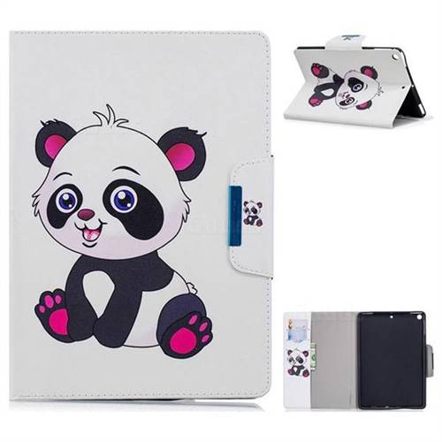 Baby Panda Folio Flip Stand Leather Wallet Case for iPad 9.7 2017 9.7 inch
