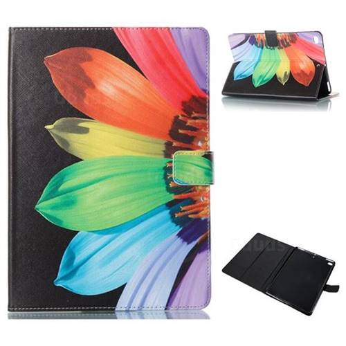 Colorful Sunflower Folio Stand Leather Wallet Case for iPad 9.7 2017 9.7 inch