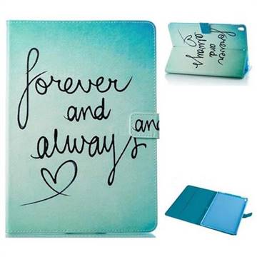 Love Forever Folio Stand Leather Wallet Case for iPad Air (3rd Gen) 10.5 2019
