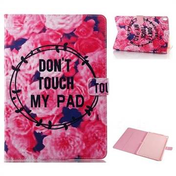 Retro Flowers Folio Stand Leather Wallet Case for iPad Air (3rd Gen) 10.5 2019