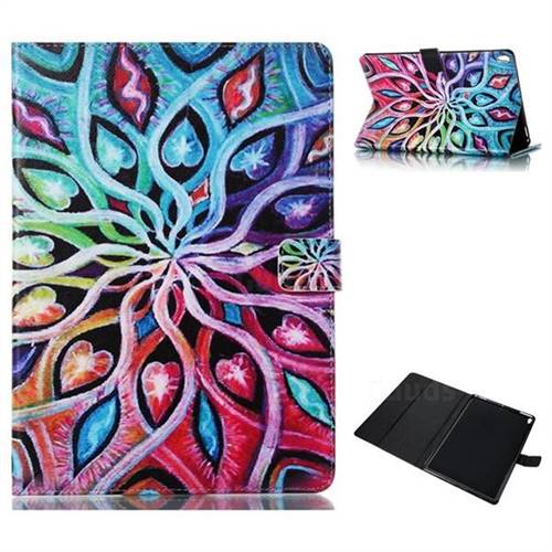 Spreading Flowers Folio Stand Leather Wallet Case for iPad Air (3rd Gen) 10.5 2019