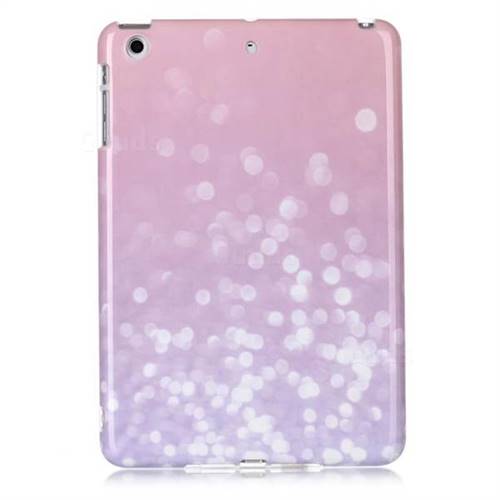 Lil Gooi Banzai Glitter Pink Marble Clear Bumper Glossy Rubber Silicone Phone Case for iPad  Mini 1 2 3 - TPU Case - Guuds