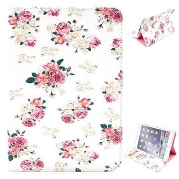 Eastern Roses Folio Stand Leather Wallet Case for iPad Mini / iPad Mini 2 / iPad Mini 3
