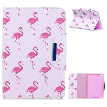 Red Flamingo Folio Flip Stand Leather Wallet Case for iPad Mini 1 2 3