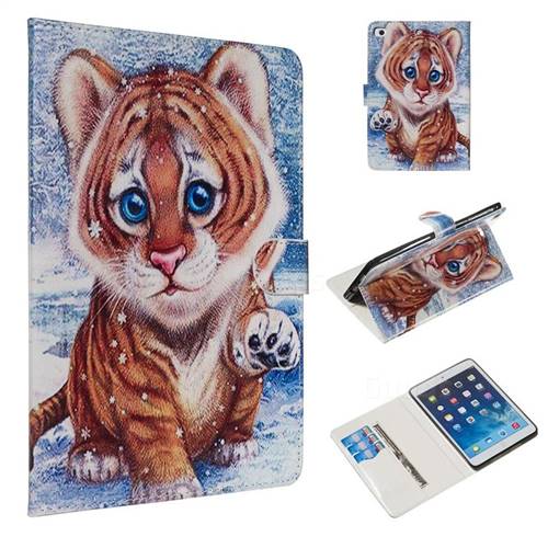 Sweet Tiger Smooth Leather Tablet Wallet Case for iPad Mini 1 2 3