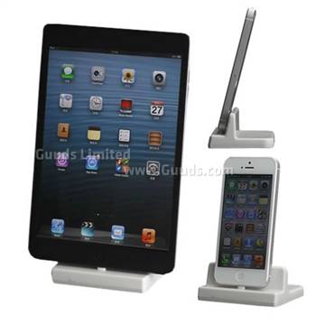 Charger Docking Station Cradle Charging Sync Dock for iPad Mini / iPhone 5 - White