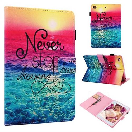 Colorful Dream Catcher Folio Stand Leather Wallet Case for iPad Mini 4