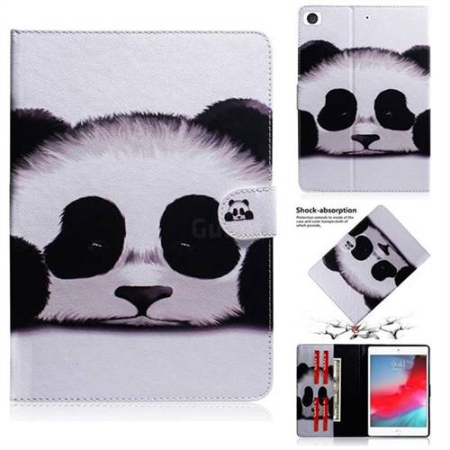 Sleeping Panda Painting Tablet Leather Wallet Flip Cover for iPad Mini 5 Mini5