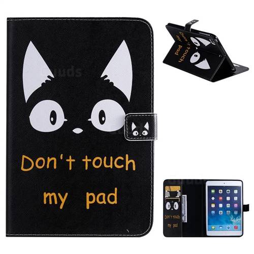 Cat Ears Folio Flip Stand Leather Wallet Case for iPad Mini 5 Mini5