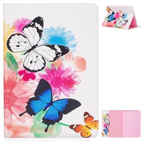 Vivid Flying Butterflies Folio Stand Leather Wallet Case for iPad Pro 10.5
