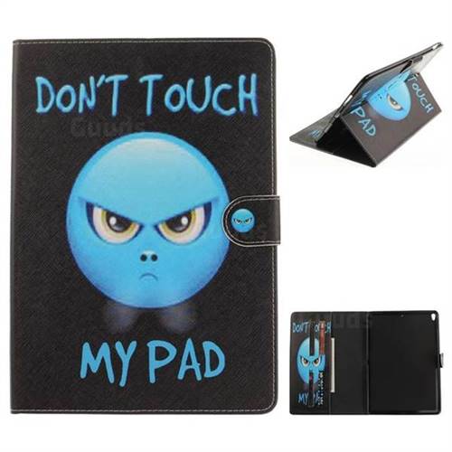 Not Touch My Phone Painting Tablet Leather Wallet Flip Cover for iPad Pro 10.5