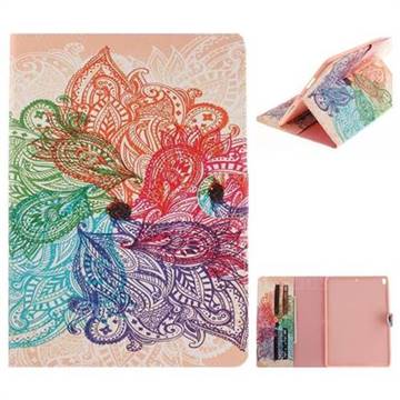 Magic Flower Painting Tablet Leather Wallet Flip Cover for iPad Pro 10.5
