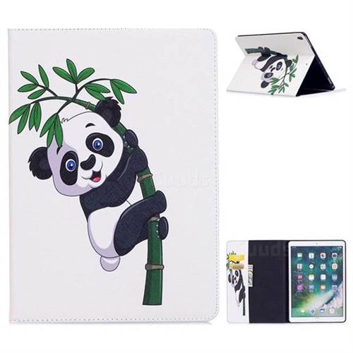 Bamboo Panda Folio Stand Leather Wallet Case for iPad Pro 10.5