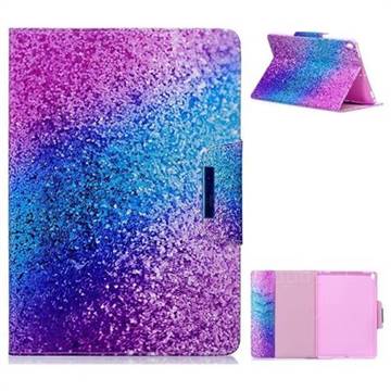 Rainbow Sand Folio Flip Stand Leather Wallet Case for iPad Pro 10.5