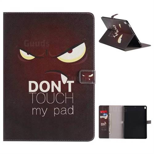 Angry Eyes Folio Flip Stand Leather Wallet Case for iPad Pro 10.5