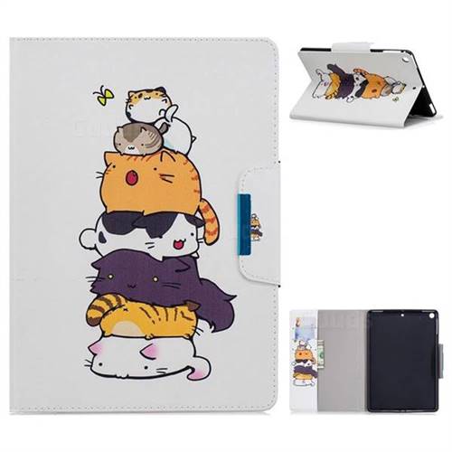 Casing kittens Folio Flip Stand Leather Wallet Case for iPad Pro 10.5