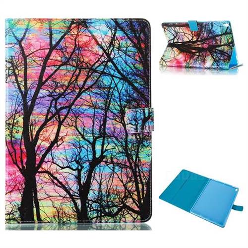 Color Tree Folio Stand Leather Wallet Case for iPad Pro 10.5