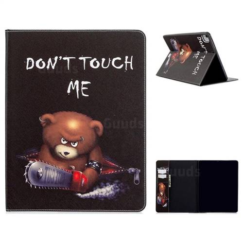 Chainsaw Bear Folio Stand Leather Wallet Case for Apple iPad Pro 12.9 (2020)
