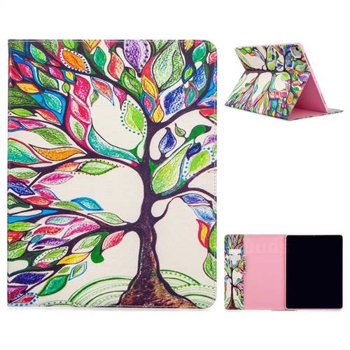 The Tree of Life Folio Stand Leather Wallet Case for Apple iPad Pro 12.9 (2020)