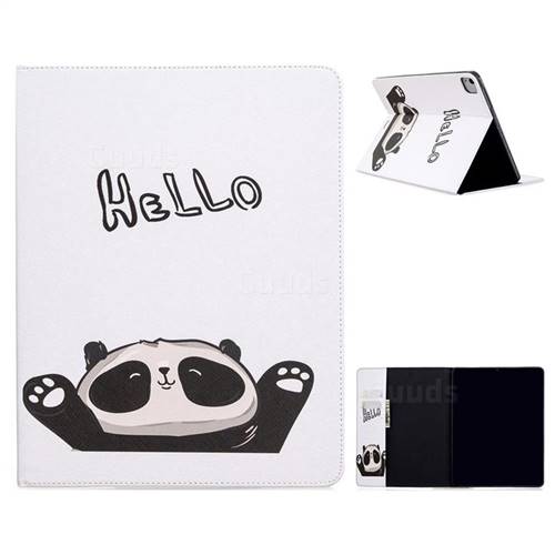 Hello Panda Folio Stand Tablet Leather Wallet Case for Apple iPad Pro 12.9 (2020)
