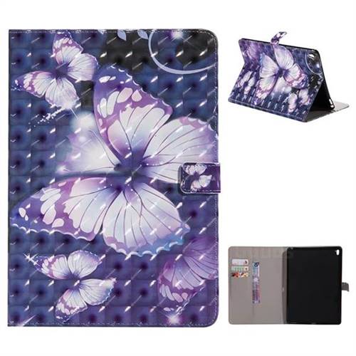 Pink Butterfly 3D Painted Tablet Leather Wallet Case for iPad Pro 9.7 2016 9.7 inch