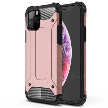 King Kong Armor Premium Shockproof Dual Layer Rugged Hard Cover for iPhone 11 Pro (5.8 inch) - Rose Gold
