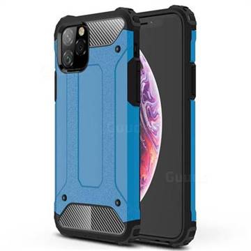 King Kong Armor Premium Shockproof Dual Layer Rugged Hard Cover for iPhone 11 Pro (5.8 inch) - Sky Blue