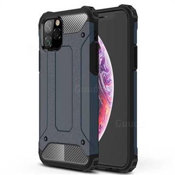 King Kong Armor Premium Shockproof Dual Layer Rugged Hard Cover for iPhone 11 Pro (5.8 inch) - Navy