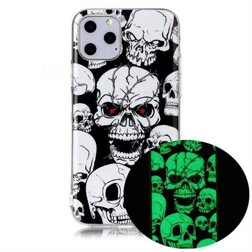 Red-eye Ghost Skull Noctilucent Soft TPU Back Cover for iPhone 11 Pro (5.8 inch)