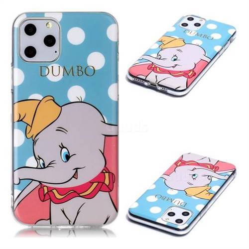 Dumbo Elephant Soft TPU Cell Phone Back Cover for iPhone 11 Pro (5.8 inch)