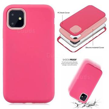 Matte Pc Silicone Shockproof Phone Back Cover Case For Iphone 11 Pro 5 8 Inch Red Iphone 11 Pro 5 8 Inch Cases Guuds