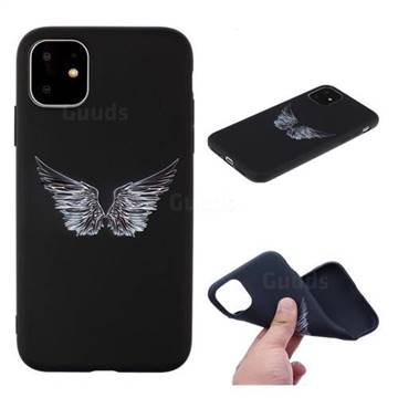 Wings Chalk Drawing Matte Black TPU Phone Cover for iPhone 11 Pro (5.8 inch)