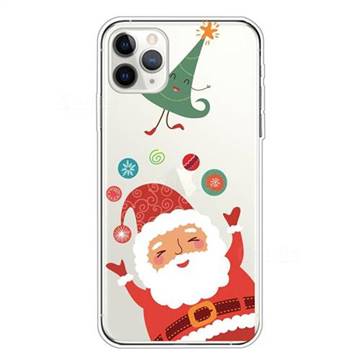 Ball Santa Xmas Super Clear Soft Back Cover for iPhone 11 Pro (5.8 inch)