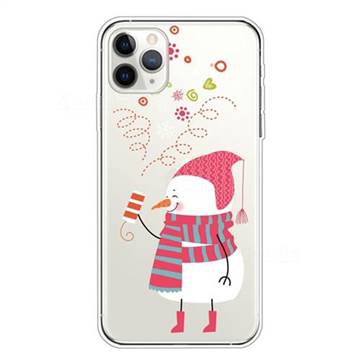 Fireworks Snowman Xmas Super Clear Soft Back Cover For Iphone 11 Pro 5 8 Inch Iphone 11 Pro 5 8 Inch Cases Guuds