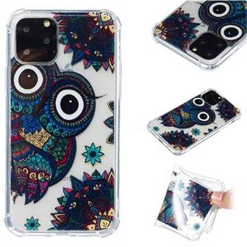 Owl Totem Anti-fall Clear Varnish Soft TPU Back Cover for iPhone 11 Pro (5.8 inch)