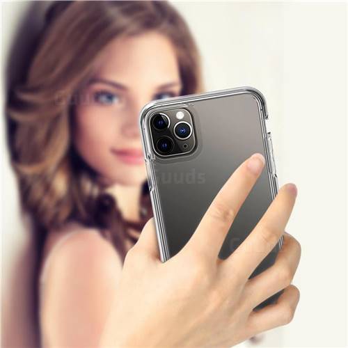 Transparent 2 in 1 Dropproof Cell Phone Back Cover for iPhone 11 Pro