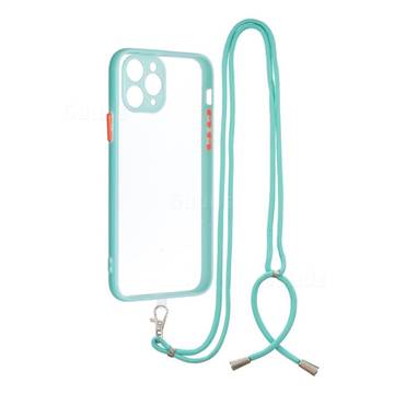 Necklace Cross-body Lanyard Strap Cord Phone Case Cover for iPhone 11 Pro (5.8 inch) - Blue