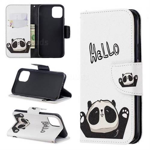 Hello Panda Leather Wallet Case for iPhone 11 Pro (5.8 inch)