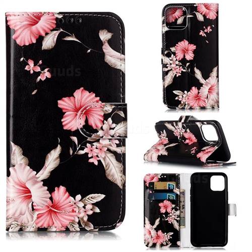 Azalea Flower PU Leather Wallet Case for iPhone 11 Pro (5.8 inch)