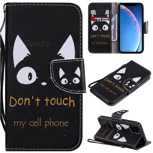 Cat Ears PU Leather Wallet Case for iPhone 11 Pro (5.8 inch)