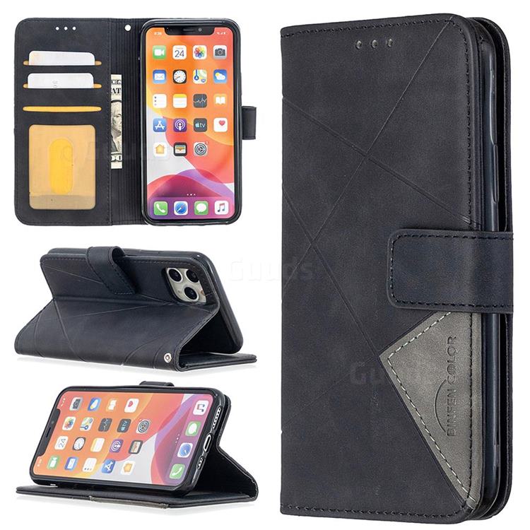 Binfen Color BF05 Prismatic Slim Wallet Flip Cover for iPhone 11 Pro (5.8 inch) - Black