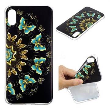 Circle Butterflies Super Clear Soft TPU Back Cover for iPhone XS Max (6.5 inch)