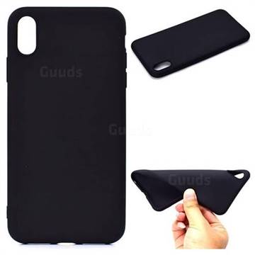 Candy Soft TPU Back Cover for iPhone XS Max (6.5 inch) - Black
