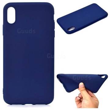 Candy Soft TPU Back Cover for iPhone XS Max (6.5 inch) - Blue