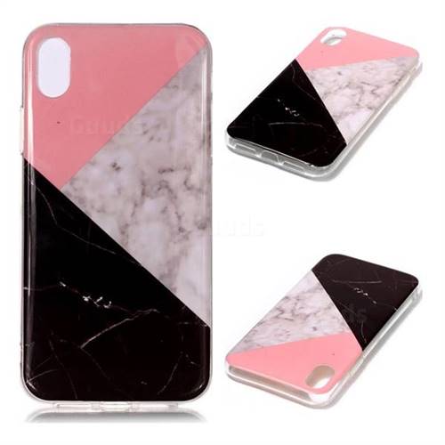 Tricolor Soft TPU Marble Pattern Case for iPhone XS Max (6.5 inch)