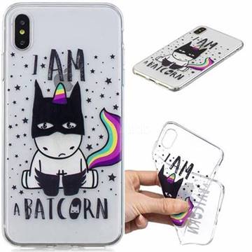 Batman Clear Varnish Soft Phone Back Cover for iPhone XS Max (6.5 inch)