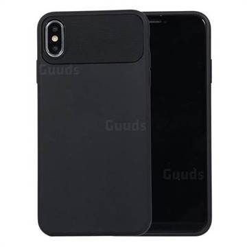 Carapace Soft Back Phone Cover for iPhone XS Max (6.5 inch) - Black