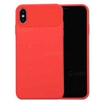 Carapace Soft Back Phone Cover for iPhone XS Max (6.5 inch) - Red