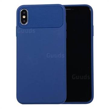 Carapace Soft Back Phone Cover for iPhone XS Max (6.5 inch) - Blue