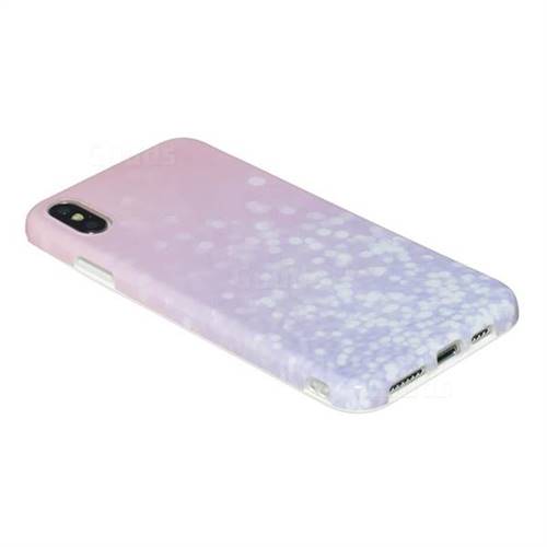 Glitter Pink Marble Clear Bumper Glossy Rubber Silicone Phone Case for  iPhone XS Max (6.5 inch) - Back Cover - Guuds